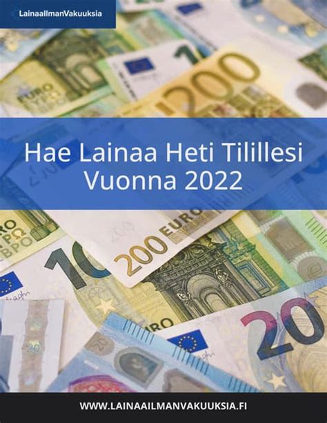 Vippi 24/7 - Nopea ja Edullinen Laina Heti Tilille